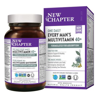 New Chapter Every Man's One Daily 40+ Multivitamin (96 Tablets)