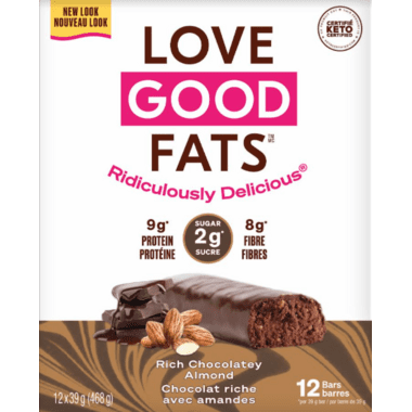 Love Good Fats Bars - Rich Chocolatey Almond