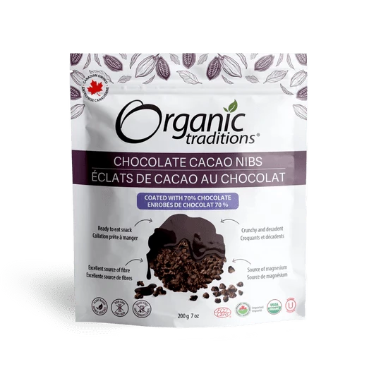 Organic Traditions Chocolate Cacao Nibs (200 g)
