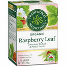 Traditional Medicinals Organic Raspberry Leaf Tea with 16 tea bags, perfect for a soothing and natural herbal remedy.