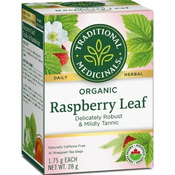 Traditional Medicinals Organic Raspberry Leaf Tea (16 Tea Bags)