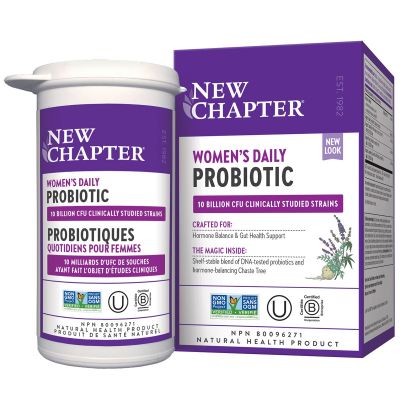 New Chapter Women's Daily Probiotic 10 Billion CFU (30 Capsules)